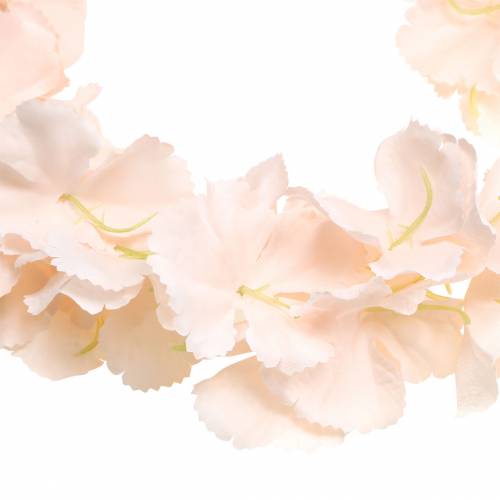 Floristik24 Ghirlanda di fiori decorativi albicocca artificiale 135 cm 5 fili