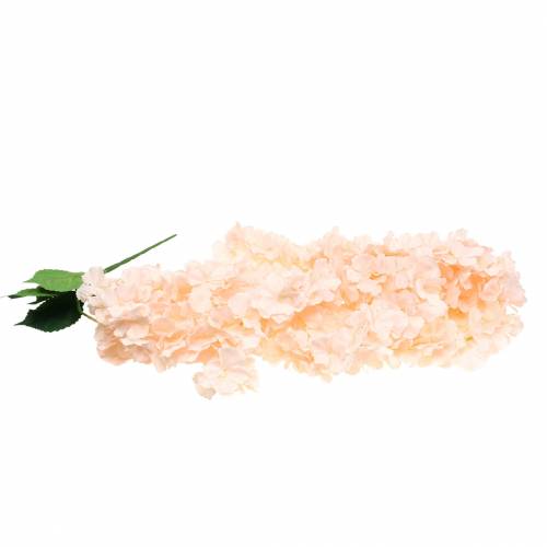 Floristik24 Ghirlanda di fiori decorativi albicocca artificiale 135 cm 5 fili