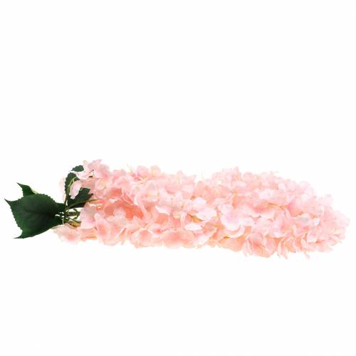 Floristik24 Ghirlanda di fiori decorativa rosa chiaro artificiale 135cm 5 fili