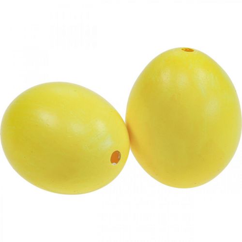 Uova di Pasqua Uova soffiate gialle Uovo di gallina 5,5 cm  10 pezzi-23580