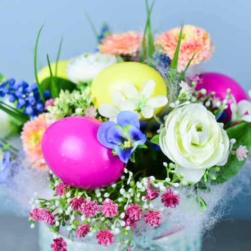 Prodotto Uova di Pasqua uova di gallina rosa svuotate colorate Ø4cm 10 pz