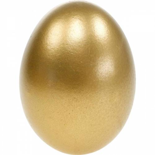 Prodotto Uova Di Gallina Uova Soffiate Dorate Decorazione Pasquale 10 pz