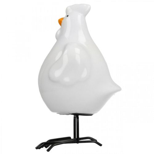 Prodotto Pollo decorativo con uovo d'oro, porcellana di Pasqua, gallina di Pasqua H12cm 2pz