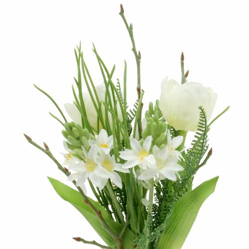 Floristik24 Bouquet con giacinti e tulipani artificiali 34cm