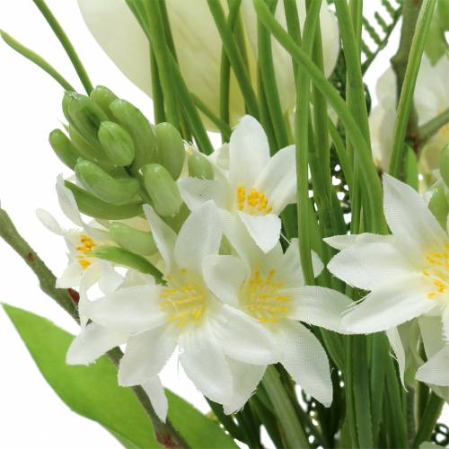 Floristik24 Bouquet con giacinti e tulipani artificiali 34cm