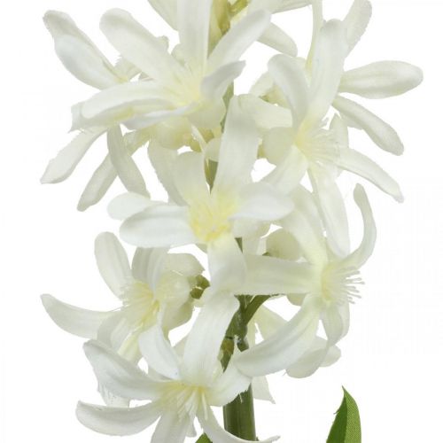 Prodotto Giacinto artificiale con bulbo fiore artificiale bianco da attaccare 29cm