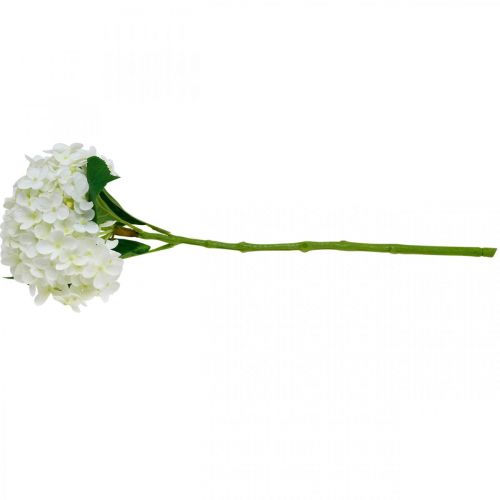 Floristik24 Ortensia artificiale bianca 53cm