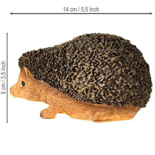 Prodotto Riccio figura decorativa autunnale dipinto a mano marrone 14×9,5×9cm