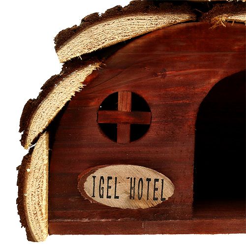 Floristik24 Hedgehog Hotel Nature 24,5 cm x 15 cm x 17 cm