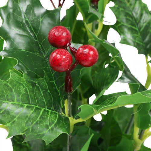 Floristik24 Agrifoglio in vaso piante artificiali Ilex artificial 26cm
