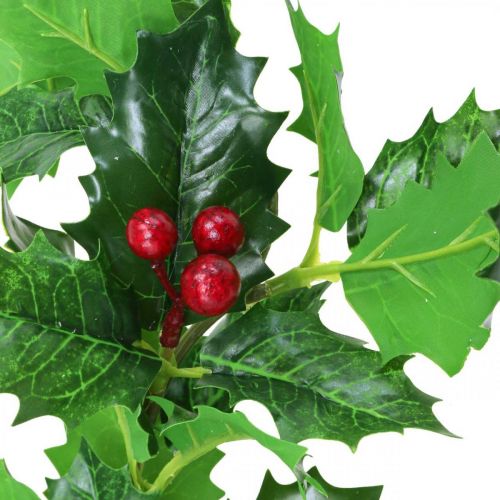 Prodotto Ghirlanda natalizia agrifoglio artificiale Ghirlanda di ilex 160 cm