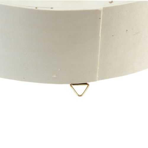 Floristik24 Casetta per insetti naturale rotonda in legno per hotel per insetti Ø28,5 cm H6,5 m