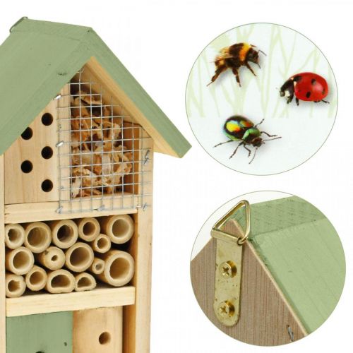 Prodotto Insect Hotel Green Nesting Aid Garden Casetta per insetti H26cm