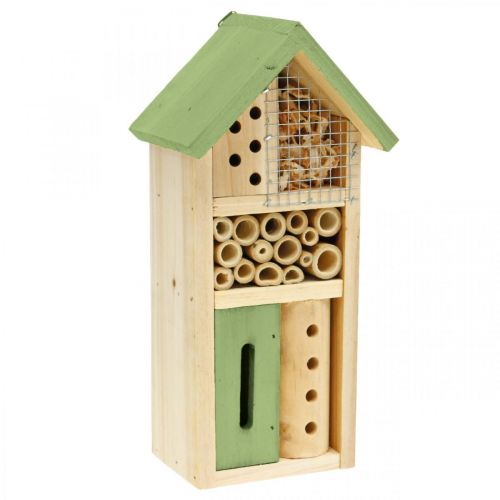 Floristik24 Insect Hotel Green Nesting Aid Garden Casetta per insetti H26cm