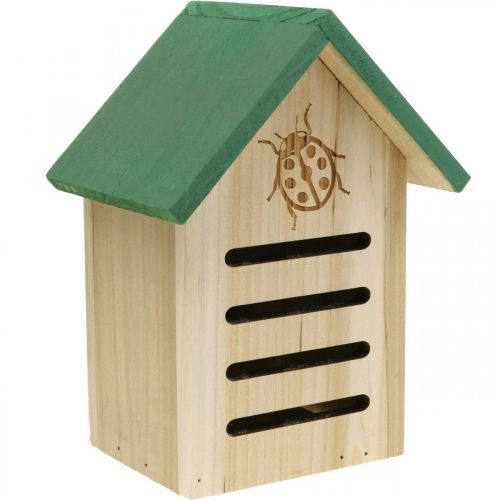 Floristik24 Legno dell&#39;hotel degli insetti, coccinella del giardino della casa degli insetti H21.5cm