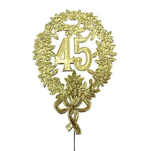 Floristik24 Numero anniversario 45 Ø8cm 10pz