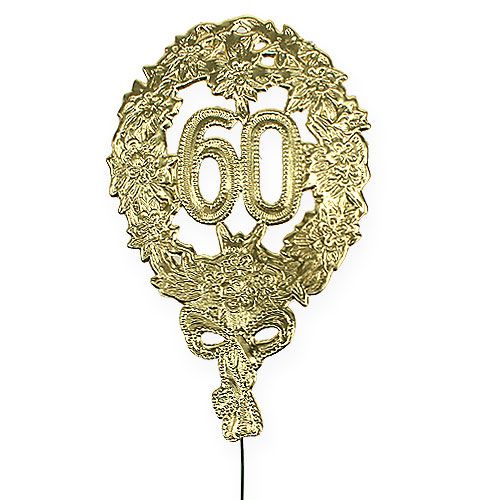 Numero anniversario 60 Ø8cm 10 pz