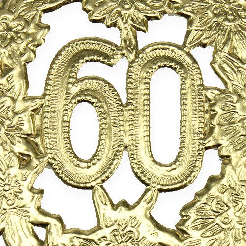 Prodotto Numero anniversario 60 Ø8cm 10 pz