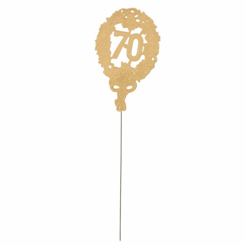 Settantesimo anniversario, 12 cm, 10 pezzi acquistare | Floristik24.it