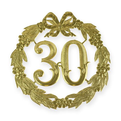 Floristik24 Anniversario numero 30 in oro