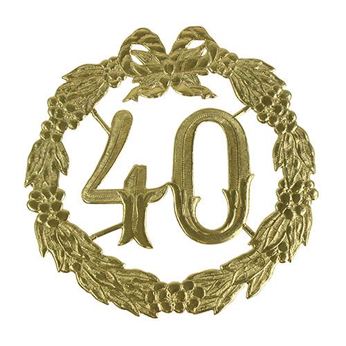 Prodotto Anniversario numero 40 in oro