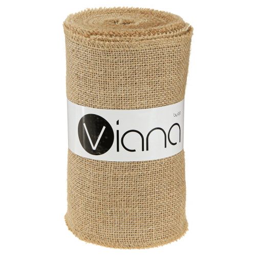 Prodotto Nastro di iuta runner da tavolo rustico naturale nastro da tavolo di iuta 20 cm 9 m
