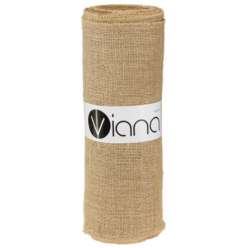 Floristik24 Nastro di iuta runner da tavolo naturale nastro da tavolo nastro di iuta 30 cm 9 m