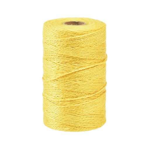 Nastro di iuta nastro di corda di iuta nastro decorativo di iuta giallo Ø2mm 200m