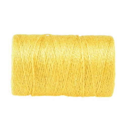 Prodotto Nastro di iuta nastro di corda di iuta nastro decorativo di iuta giallo Ø2mm 200m