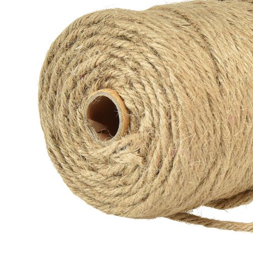 Prodotto Nastro di iuta nastro di corda di iuta nastro decorativo di iuta naturale Ø4mm 100m