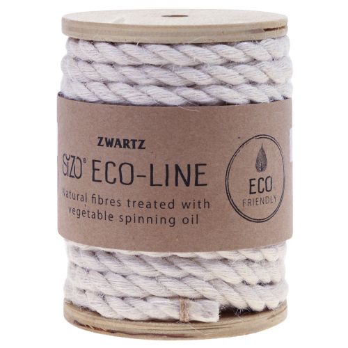 Prodotto Nastro di iuta Cordino di iuta Cordino di iuta decorazione bianco panna Ø7mm 5m