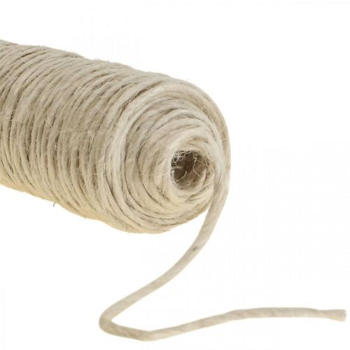 Prodotto Nastro di iuta naturale sbiancato Deco cord iuta 2mm 150m