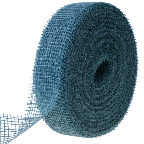 Nastro di iuta nastro netto nastro decorativo iuta verde salvia 5cm 40m