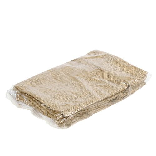 Floristik24 Sacchetti di iuta naturale 16 cm x 24 cm 10 pezzi