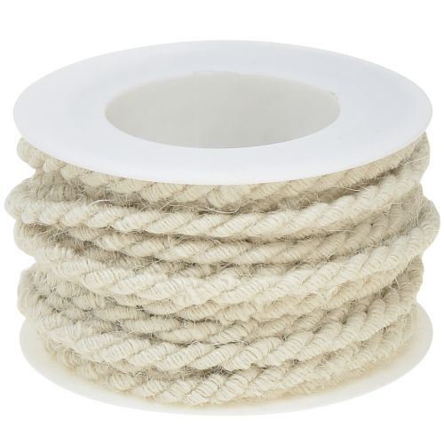 Prodotto Cordone di iuta bianco 6mm 9m