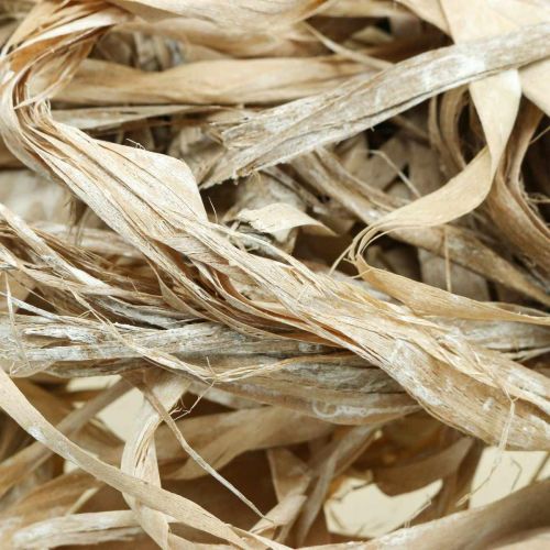 Prodotto Fibre naturali vegetali, fibra di iuta lavata bianca 300g