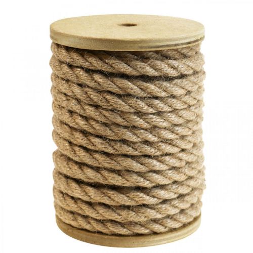 Corda di iuta Corda di iuta naturale Corda decorativa in fibra naturale Ø7mm L5m