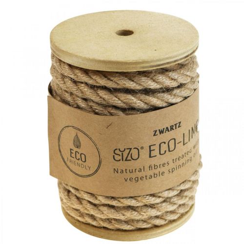 Prodotto Corda di iuta Corda di iuta naturale Corda decorativa in fibra naturale Ø7mm 5m