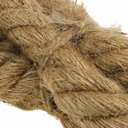 Floristik24 Corda decorativa Corda di iuta marittima Corda decorativa estiva naturale Ø3cm 3m