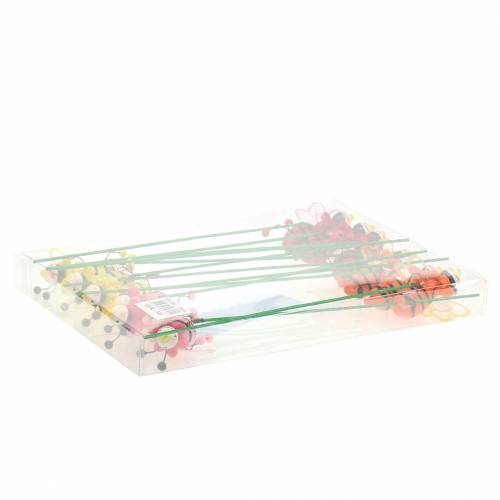 Floristik24 Tappo decorativo scarabeo assortito H25cm 12 pezzi