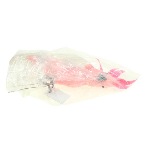 Floristik24 Cacatua decorativo rosa 32 cm