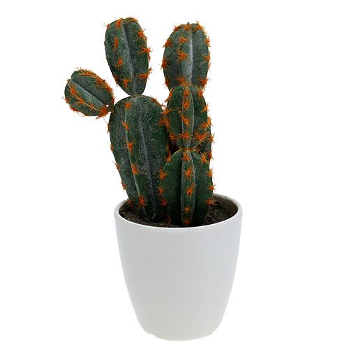 Cactus in vaso artificialmente 20 cm Cactus in vaso artificialmente 20 cm