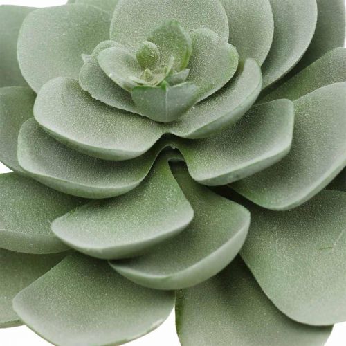 Piante artificiali decorative succulente artificiali verdi 11×8,5 cm 3 pezzi