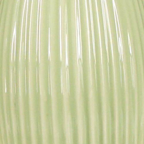 Prodotto Statuina di coniglietto pasquale in ceramica verde pastello, decorazione da tavola, 22 cm, 2 pezzi