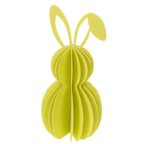 Prodotto Figura decorativa di coniglio in carta da appendere, perfetta per decorazioni primaverili, 20 cm, 4 pezzi