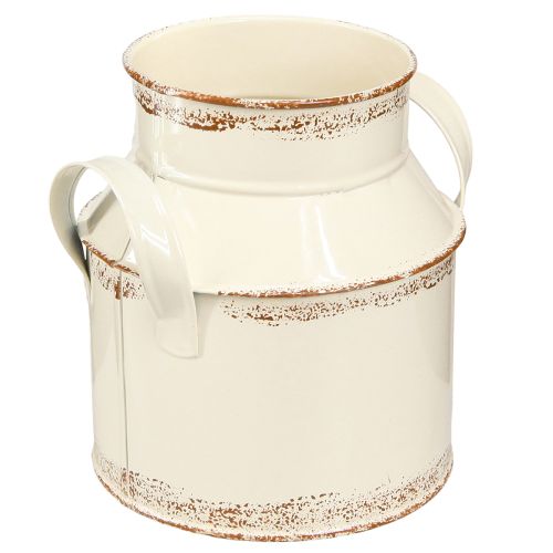 Prodotto Decorazione in metallo per brocca "Originale 1982" Crema Ruggine H16cm 2pz