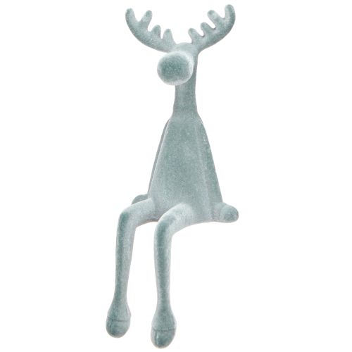 Bordo decorativo in alce H31cm grigio 3 pezzi