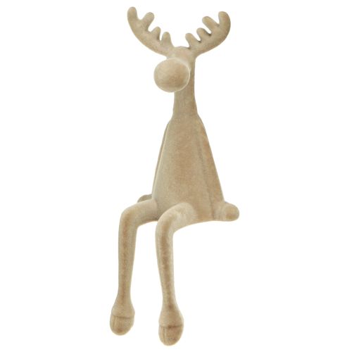 Elk floccato bordo sitter marrone 31cm 3 pezzi