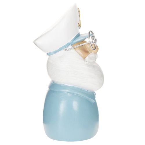 Figurina di capitano, decorazione marittima con occhiali e cappello, 16 cm | Floristik24.it