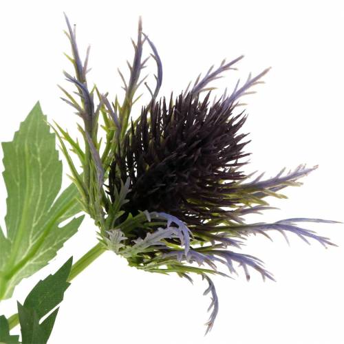 Floristik24 Ramo di cardo artificiale blu-viola 68 cm 3 pezzi